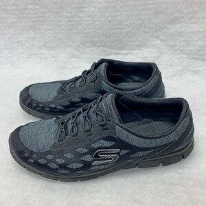 Skechers Charcoal and Black Sneakers